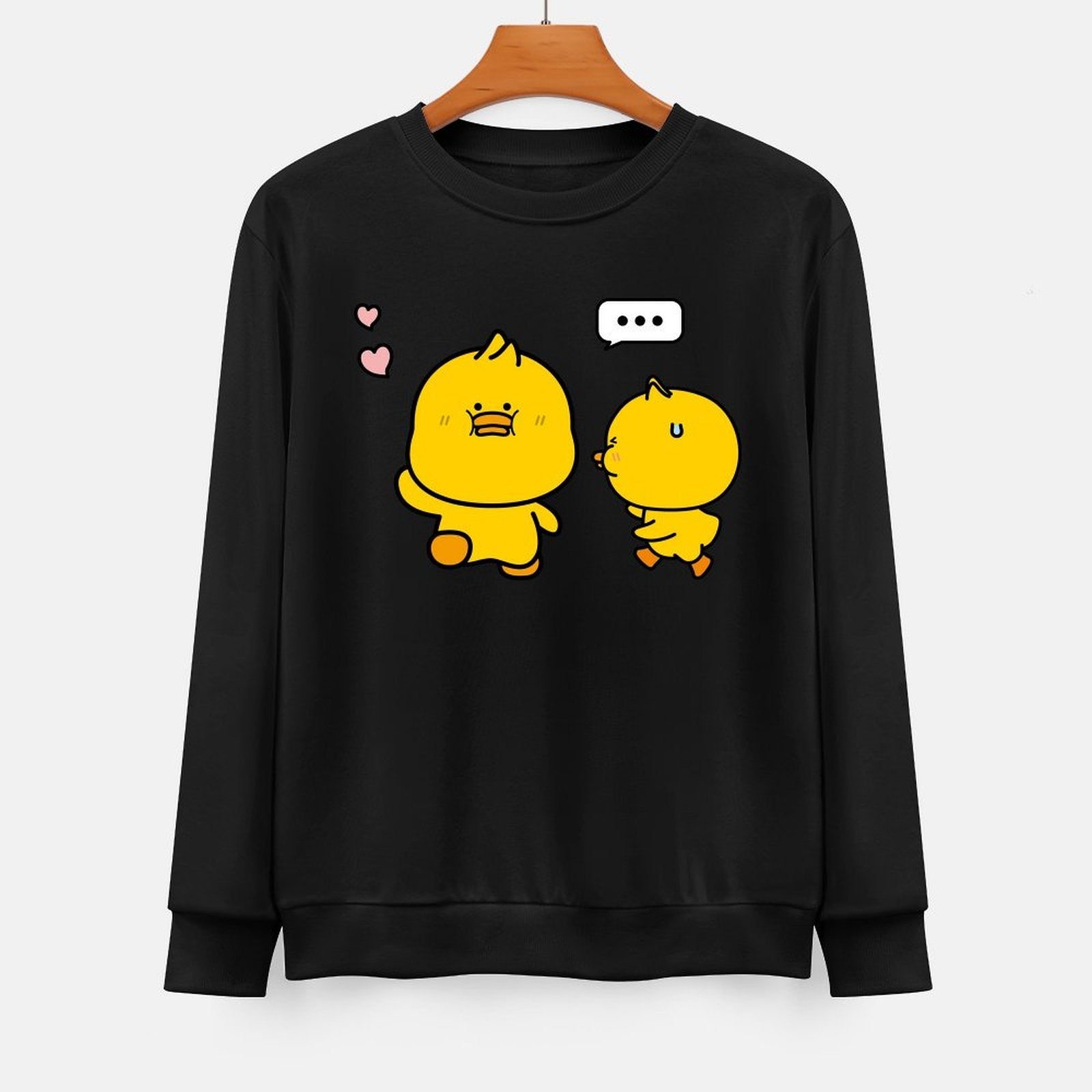 Front Patterned Long Sleeve TopMinimal Eco-Conscious